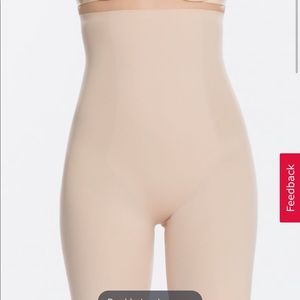 Spanx Thinstincts Mid-Thigh High Rise, Nude, Small